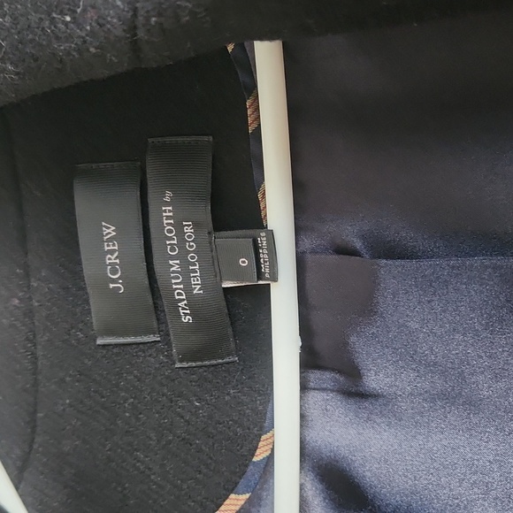 J. Crew Stadium Cloth Nello Gori Peacoat - Picture 2 of 5